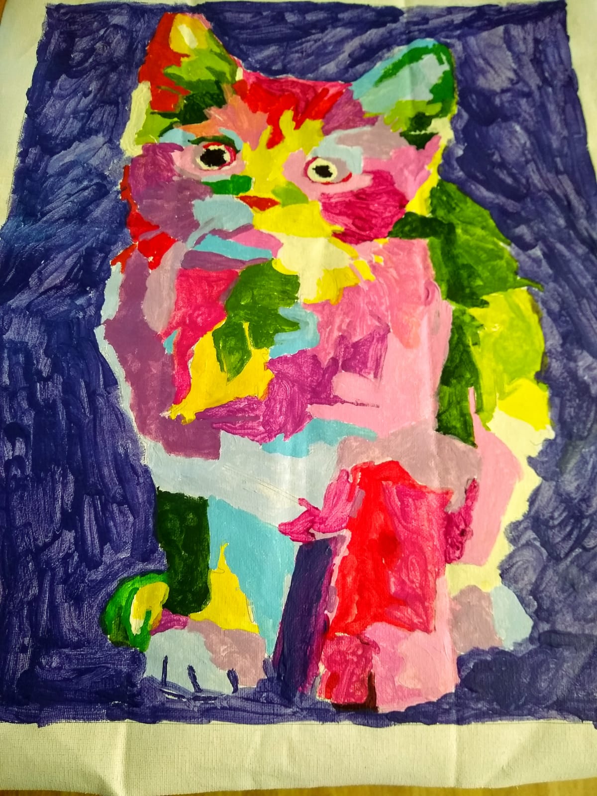 Emma's Cat Painting LD Week 21