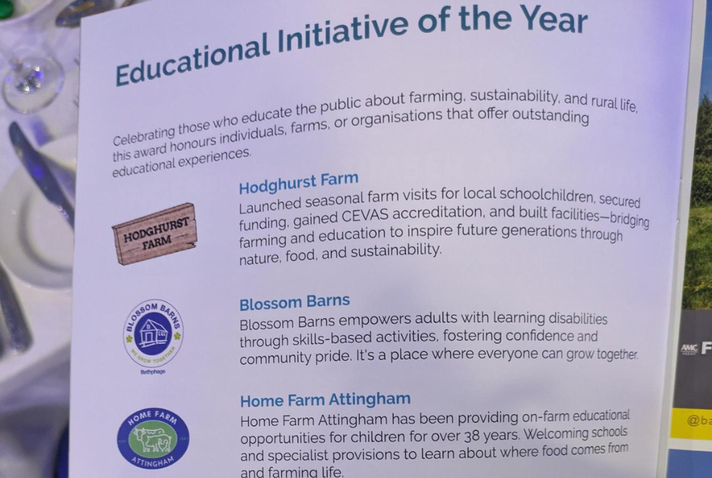 Farmer Rural Awards EIotY Shared Lives Horse riding