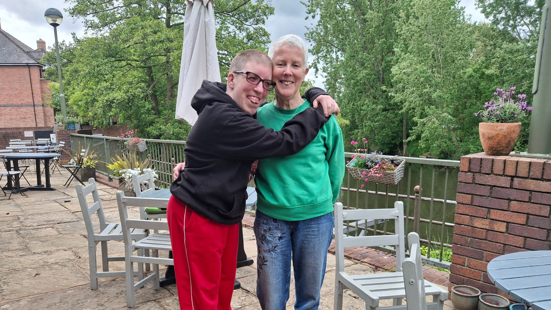 A photograph of Jess, who Bethphage support and her mum Jo who run the Crazy Creative Dance group at the Gateway in Shrewsbury